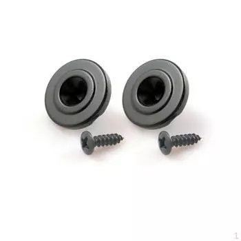 2 держателя струн электрогитары для аксессуаров чёрный