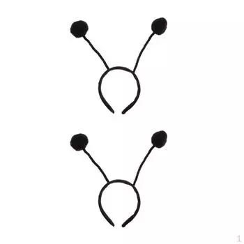 2 Детский костюм для вечеринки с повязкой на голову, черный