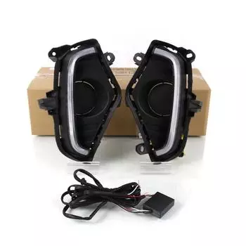 2 ДХО Светодиодная противотуманная фара с указателем поворота для RAV4 2019-22 Toyota