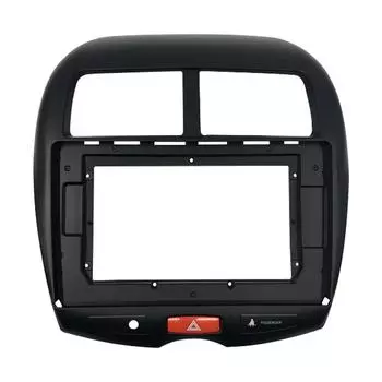 2 Din 10,1-дюймовый автомобильный радиоприемник DVD GPS mp5 пластиковая рамка панели приборов для MITSUBISHI ASX 2013~2017 комплект для крепления на приборной панели 1pcs чёрный
