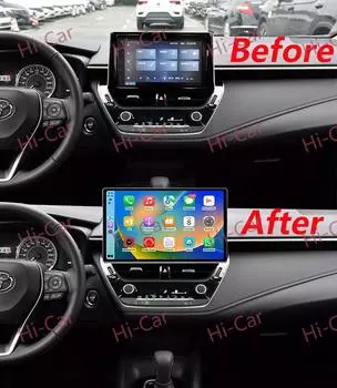 2 Din 4G LTE автомобильный Android радио 13 дюймов для Toyota Corolla 2019-2025 DSP GPS беспроводной Carplay авто мультимедиа стерео Android 10