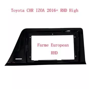 2 DIN 9-дюймовый автомобильный адаптер для приборной панели Android Radio Dash Fitting Panel Kit для Toyota CHR IZOA 2016+ RHD 9inch