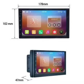 2 Din Android 12 4G NET 7-дюймовый автомобильный радиоприемник мультимедийный видеоплеер 2Din навигация GPS FM для Nissan Kia Honda VW Hyundai 2+32 4G