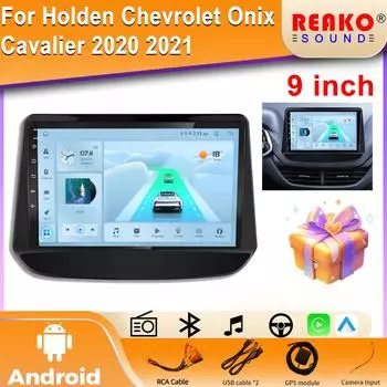 2 din Android 14 автомобильный радиоприемник мультимедиа проигрыватель для Holden Chevrolet Onix Cavalier 2020 2021 Carplay Auto GPS стерео 2din 4 core 2GB+32GB carplay