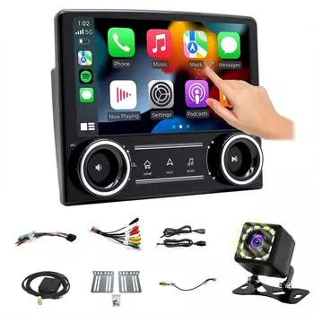 2 Din Android Auto Car Radio Multimedia Carplay Стерео Ресивер Радио Мультимедийный Плеер Автомобильное Радио Мультимедиа 2+32 ГБ чёрный