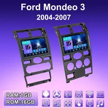 2 DIN Android автомобильное радио для Ford Mondeo 3 2004-2007 мультимедийный проигрыватель головное устройство стерео GPS навигация WIFI 1+16 ГБ 1+16GB,A
