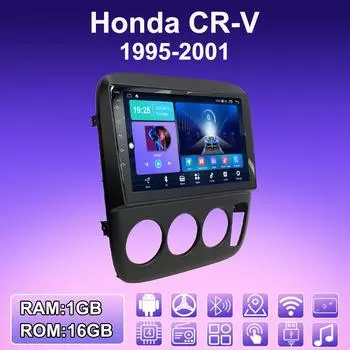 2 DIN Android автомобильное радио для Honda CR-V 1995-2001 мультимедийный проигрыватель головное устройство стерео GPS навигация WIFI 1+16 ГБ 1+16GB