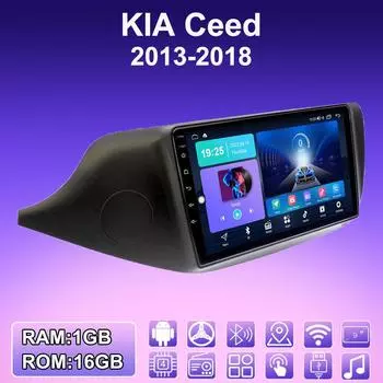 2 DIN Android автомобильное радио для KIA Ceed 2013-2018 мультимедийный проигрыватель головное устройство стерео GPS навигация WIFI 1+16 ГБ 1+16GB