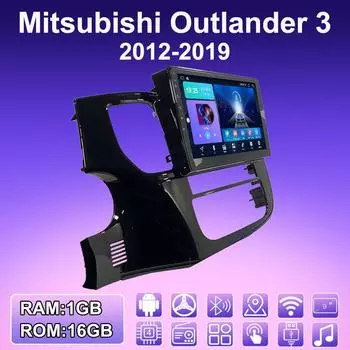 2 DIN Android автомобильное радио для Mitsubishi Outlander 3 2012-2019 мультимедийный проигрыватель головное устройство стерео GPS навигация WIFI 1+16 ГБ 1+16GB,A