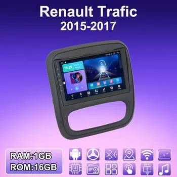 2 DIN Android автомобильное радио для Renault Trafic 2015-2017 мультимедийный проигрыватель головное устройство стерео GPS навигация WIFI 1+16 ГБ 1+16GB