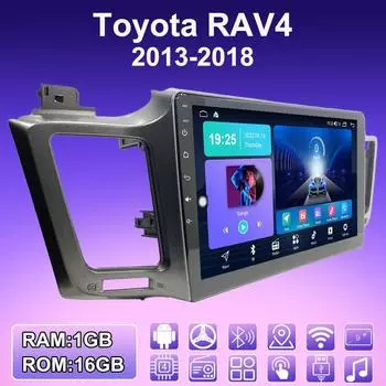 2 DIN Android автомобильное радио для Toyota RAV4 2013-2018 мультимедийный проигрыватель головное устройство стерео GPS навигация WIFI 1+16 ГБ 1+16GB,A