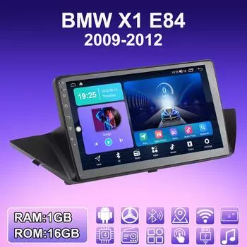 2 DIN Android автомобильное радио для BMW X1 E84 2009-2012 мультимедийный проигрыватель головное устройство стерео GPS навигация WIFI 1+16 ГБ 1+16GB