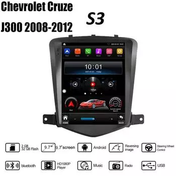 2 Din Android автомобильный радиоприемник с сенсорным экраном для Chevrolet Cruze J300 2008-2012 4 ядра Carplay DSP GPS-навигация мультимедийный плеер 2 + 32 ГБ 1+16GB