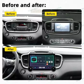 2 Din Android Car Radio 11.8 для KIA Sorento 2015 - 2019 Навигация Стерео Мультимедийный Плеер Авторадио Carplay 4G WiFi Плеер