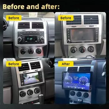 2 Din Android Car Radio для Dodge Nitro 2007-2011 Stereo Carplay Car Multimedia Player GPS Navigation Autoradio Head Unit Auto