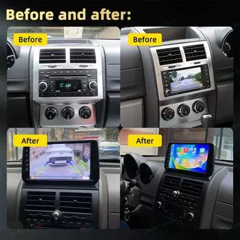 2 Din Android Car Radio для Dodge Nitro 2007-2011 Stereo Carplay Car Multimedia Player GPS Navigation Autoradio Head Unit Auto