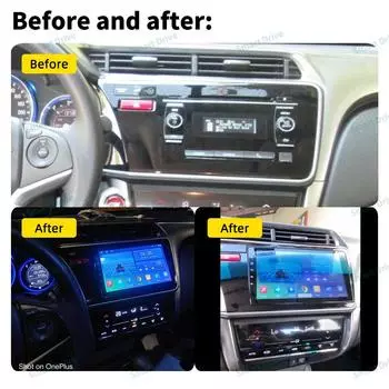 2 Din Android Car Radio Stereo для Honda City 2014 - 2019 GPS-навигация Автомагнитола Автомобильный мультимедийный плеер Аудио Головное устройство Аудио