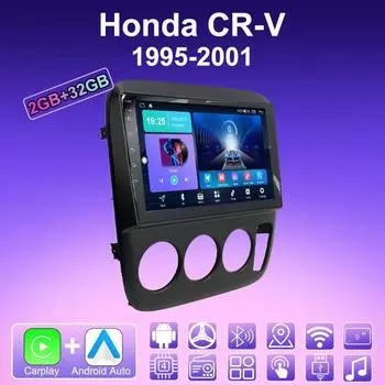 2 DIN Android Carplay автомобильное радио для Honda CR-V 1995-2001 мультимедийный проигрыватель головное устройство стерео GPS навигация BT WIFI 2+32 ГБ 1+16GB