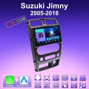 2 DIN Android Carplay автомобильное радио для Suzuki Jimny 2005-2018 мультимедийный проигрыватель головное устройство стерео GPS навигация BT WIFI 2+32 ГБ 1+16GB