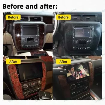 2 Din Android для GMC Yukon Chevrolet Tahoe Suburban 2007-2013 Автомобильный мультимедийный GPS-навигатор Плеер Авто Радио Стерео Авторадио