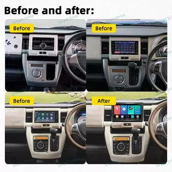 2 Din Android Мультимедиа для Suzuki Hustler 2014-2020 Автомобильное Радио Навигация Стерео GPS Carplay Автомагнитола Головное Устройство Android Auto