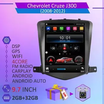 2 Din Android Радио Для Chevrolet Cruze 2008-2012 Tesla Вертикальный Сенсорный Экран GPS Навигация Мультимедийный Плеер Головное Устройство Стерео