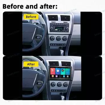 2 Din Android Радио для Dodge Avenger 2007 - 2014 Автомобильный мультимедийный экран Авто Аудиоплеер Навигация Carplay Авторадио Carplay