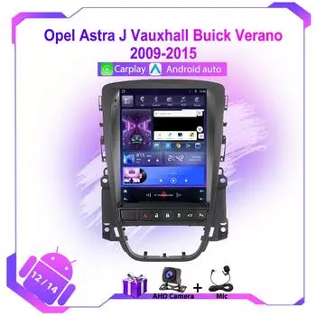 2 Din Android Радио для Opel Astra J Vauxhall Buick Verano Holden Cascada 2009-2018 GPS Навигация Мультимедийный Плеер Carplay HU