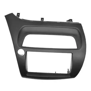 2 Din автомобильная радиопанель для Honda-Civic-Hatchback 2006-2011CD DVD рамка панели адаптер крышка отделка (Левое колесо) чёрный