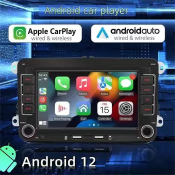 2 Din автомобильный мультимедийный проигрыватель для Volkswagen Golf 5 6 Polo Passat B6 B7 CC Skoda Jetta Wireless Carplay Android Auto GPS Car Radio