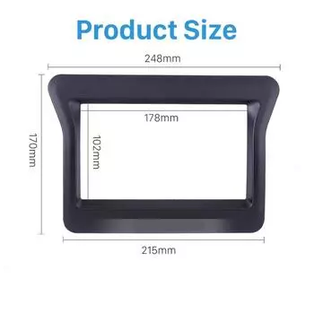 2-din рамка для автомагнитолы, комплект отделки приборной панели для nissan n400 opel movano renault master iii