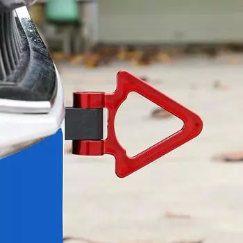 2 дизайна автомобильный стиль прицеп крючки наклейки украшение автомобиль задний передний прицеп имитация гоночного автомобиля буксировочный крюк золотой