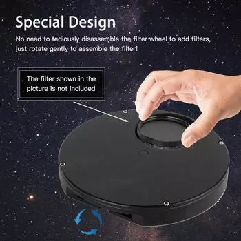 2-дюймовое колесо с несколькими 5-позиционными фильтрами для окуляров телескопов