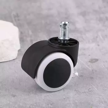 2-дюймовые универсальные поворотные роликовые колеса для замены игрового кресла, офисного кресла, ролики, мебельная фурнитура 1Pc серый