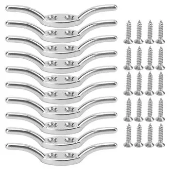 2-дюймовые утки из нержавеющей стали для лодочного каната, утки для флагштока с крюком и крепежным винтом