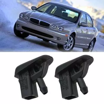 2 форсунки черного цвета для Jaguar X-Type 2001-2010 гг.