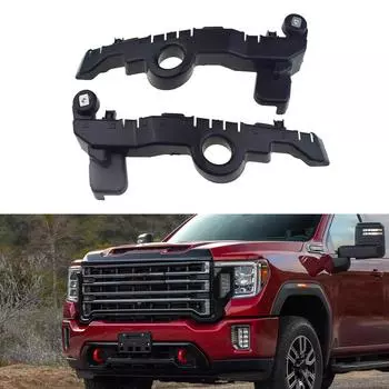 2 Front Bumper Rail Bracket L+P For Gmc Sierra 150020192020202120222023