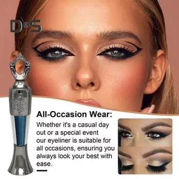 2 г пудровая подводка для глаз, 6 цветов, долговечная, водостойкая, натуральная, устойчивая к размазыванию портативная женская подводка для глаз, карандаш для девочек, инструменты для макияжа глаз чёрный