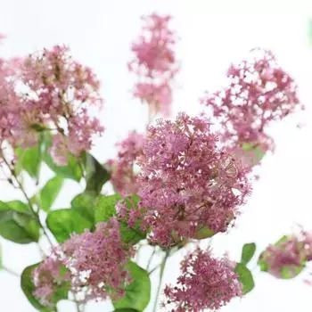 2 головы модный искусственный цветок реалистичный яркий декор вино красного