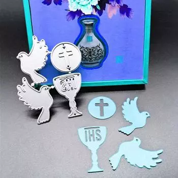 2 голубя и бокалы для вина, дизайн, металлические трафареты, сделай сам, скрапбукинг, тиснение, трафарет, бумага, шаблон для альбома серебряный