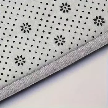 2-х компонентный фланелевый впитывающий коврик для пола, нескользящий коврик для ног, утолщенный коврик для душевой комнаты, грязеотталкивающий коврик для входа в ванную комнату 40x60cm and 50x80cm синий