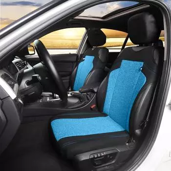 2-х предметные дышащие чехлы на передние сиденья, футболка, чехлы на автомобильные сиденья, универсальные чехлы на автомобильные сиденья, подходящие для большинства транспортных средств Universal
