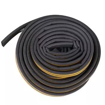 2-х роликовый 13м D-образный резиновый уплотнитель для двери уплотнитель для двери звукоизоляция