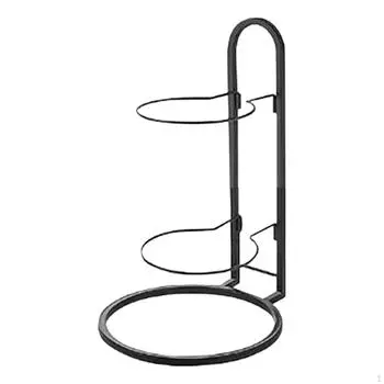 2-х уровневая стойка для мячей для хранения баскетбольного оборудования, органайзер для спортивного инвентаря, дисплей, утюг чёрный