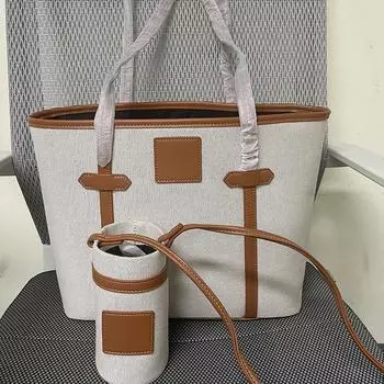 2 Холщовые сумки для покупок Leisure, высококачественные сумки через плечо, стильные женские сумки, студенческие сумки-тоут M чёрный