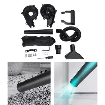 Угловая шлифовальная машина 2 в 1, модифицированные аксессуары для пылесоса, мощный воздушный пылесос, простая установка для уборки дома и сада