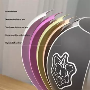 2 In 1 Boxing Fast Respond Ball Anti-Pinch Vertical Sandbag Ergonomics Strength Training Portable Sit-Up Foot Holder 1pcs