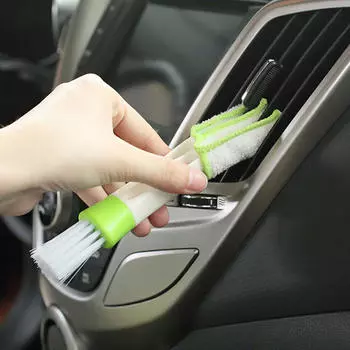 2 In 1 Car Air-Conditioner Outlet Cleaning Tool Multi-purpose Dust Brush Car Accessories Interior Multi-purpose Brush Clean Tool