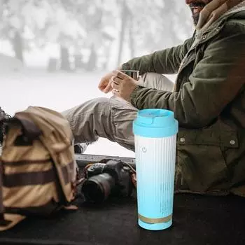 2 In 1 Car Heating Cooling Cup Keep Beverage Cool Warm Smart Hot Cold Cup Auto Refrigerator Cooling Heating Cup for Road Tripper белый