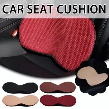 2 In 1 Car Seat Cushion Driver Seat Memory Foam Cushion Cushion Protection Cushion Hip Waist E7A1 Breathable Pillow Increas W7E2